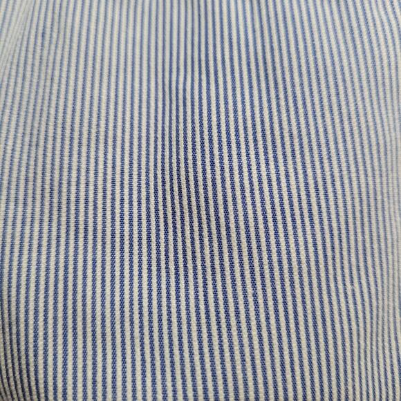 Nautica Mens Blue Pin Striped Modern Fit Single Breasted 2-Piece Suit 38R 34x30 - Picture 12 of 15